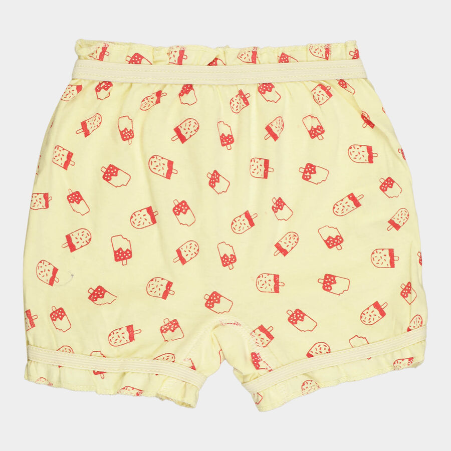 Girls Cotton Bloomer, Yellow, large image number null