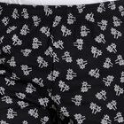 Cotton Printed Inner Elastic Boxers, Black, small image number null