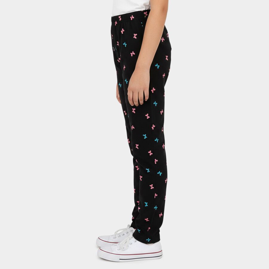 Girls' Pyjama, काला, large