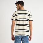 Men's 100% Cotton Round Neck Half Sleeves T-Shirt, White, small image number null