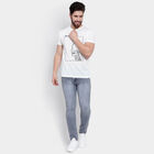 Round Neck T-Shirt, White, small image number null