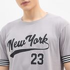 Men's Light Grey Cotton Round Neck Casual T-Shirt, Light Grey, small