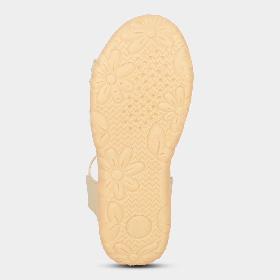 Girls' Sandal, Golden, large image number null