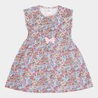 Girls Cotton Frock, Light Blue, small image number null