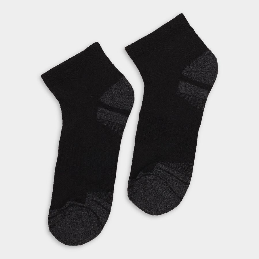 Men's Socks (Pack of 3), मिश्रित हल्का ग्रे, large