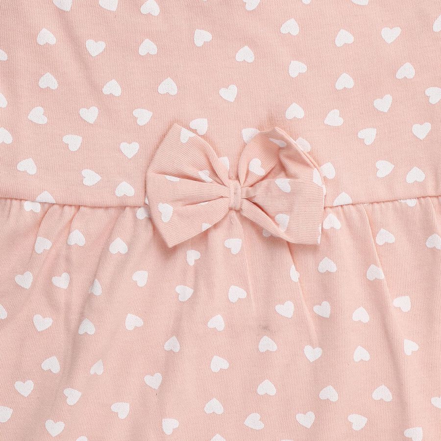 Infants' Frock, Peach, large image number null