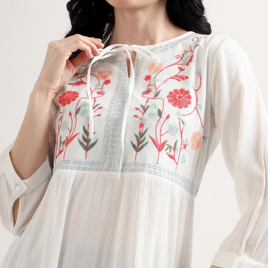 Ladies' Dress, Off White, large image number null