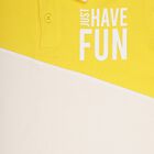 Boys' Half Sleeves T-Shirt , Yellow, small image number null