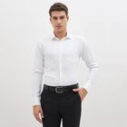 Men's Snow White Classic Formal Shirt, White, small