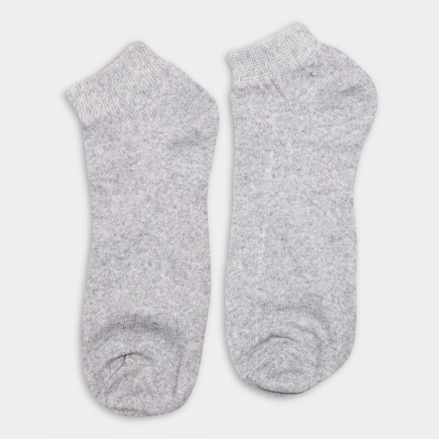 Men's Socks (Pack of 3), मिश्रित हल्का ग्रे, large