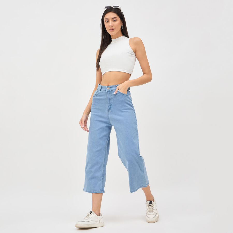 Ladies' High Rise Jeans , Ice Blue, large