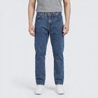 Men's Blue Regular Fit Classic Jeans, Mid Blue, small