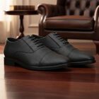 Men's Formal Shoes, काला, small