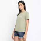 Soild Round Neck T-Shirt, Olive, small image number null