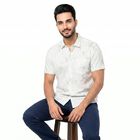 Men's Aqua Cotton Spread Collar Regular Fit Shirt, एक्वा, small