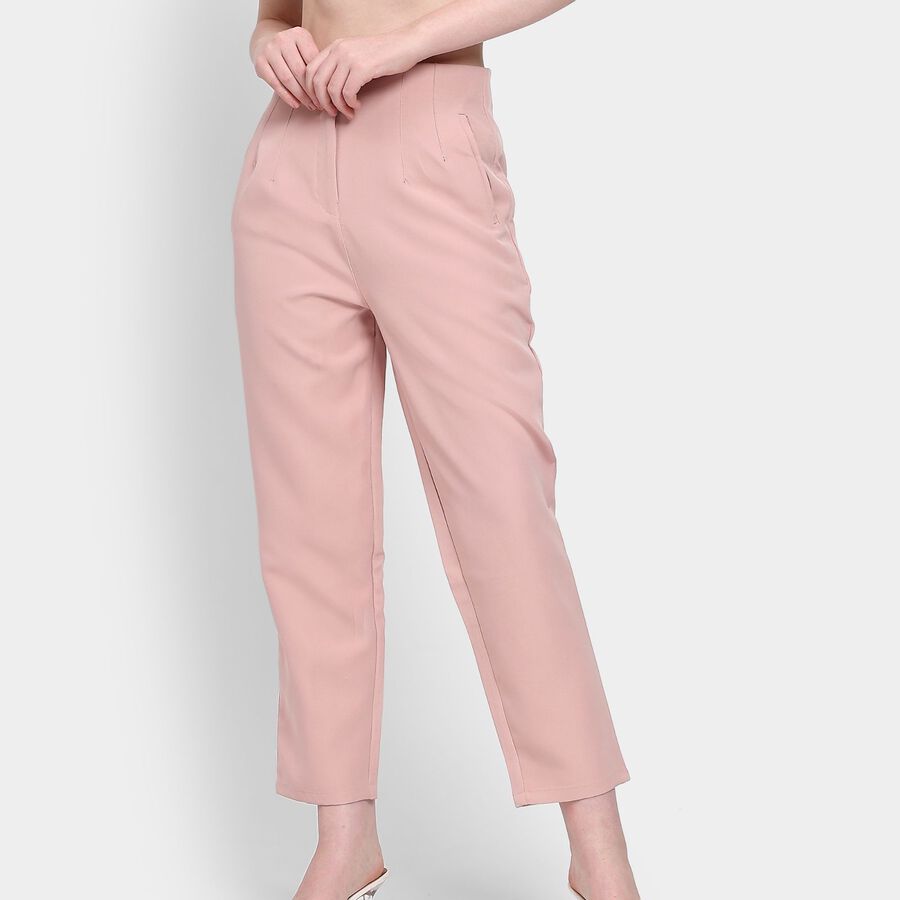 Ladies' Trousers, हल्का गुलाबी, large image number null