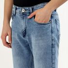 Men's Light Blue Regular Fit Classic Jeans, हल्का नीला, small image number null