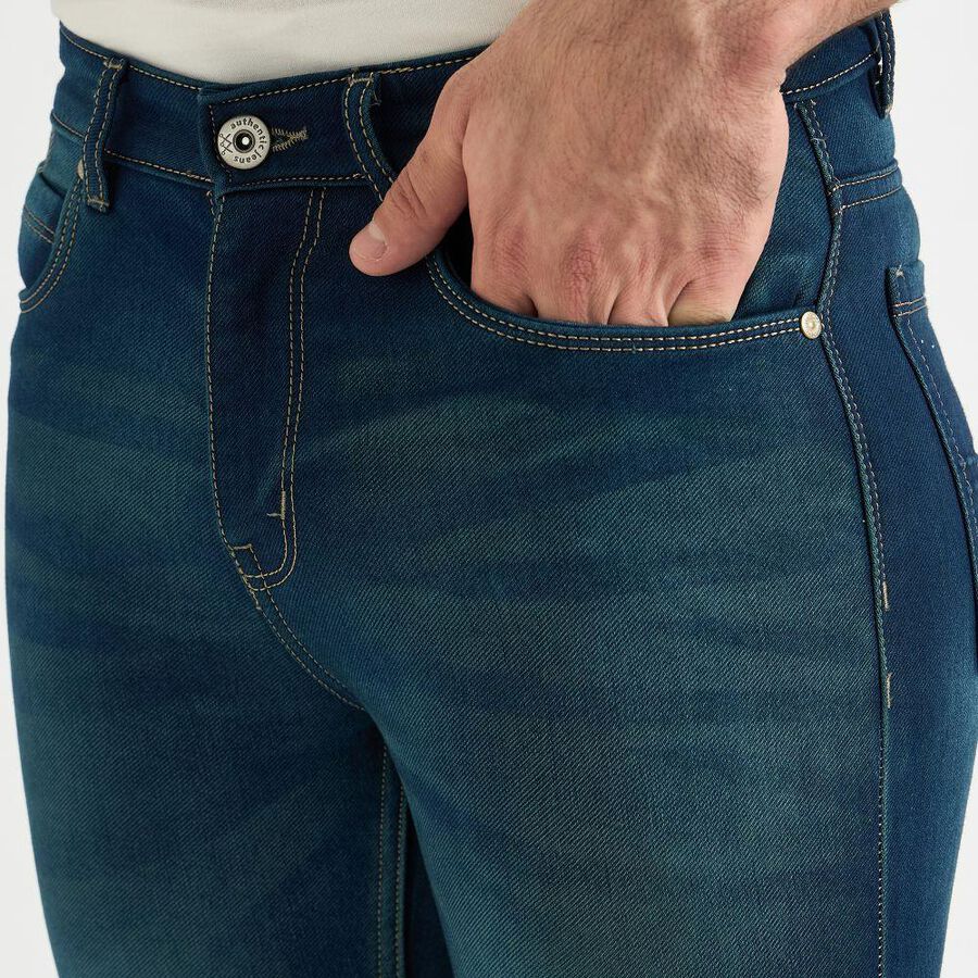 Men's Slim Fit Jeans , Dark Blue, large image number null