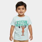 Boys' 100% Cotton Half Sleeves T-Shirt, Light Blue, small image number null