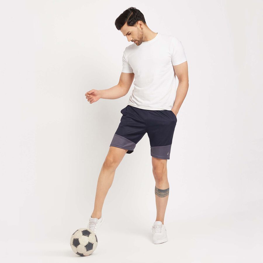 Cut & Sew Bermuda, Navy Blue, large image number null