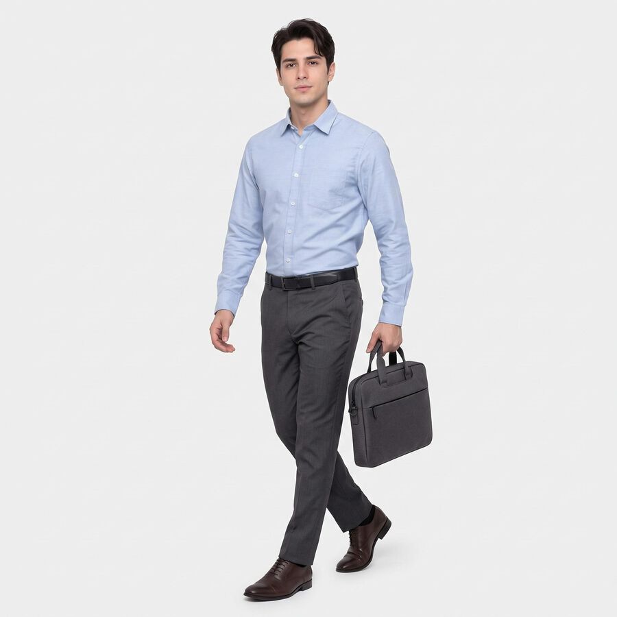 Men's Light Blue Formal Shirt, हल्का नीला, large