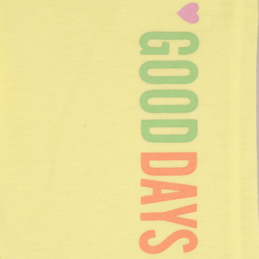 Girls' Pyjama, Yellow, large image number null