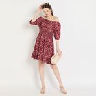 Ladies' Dress, Wine, small image number null