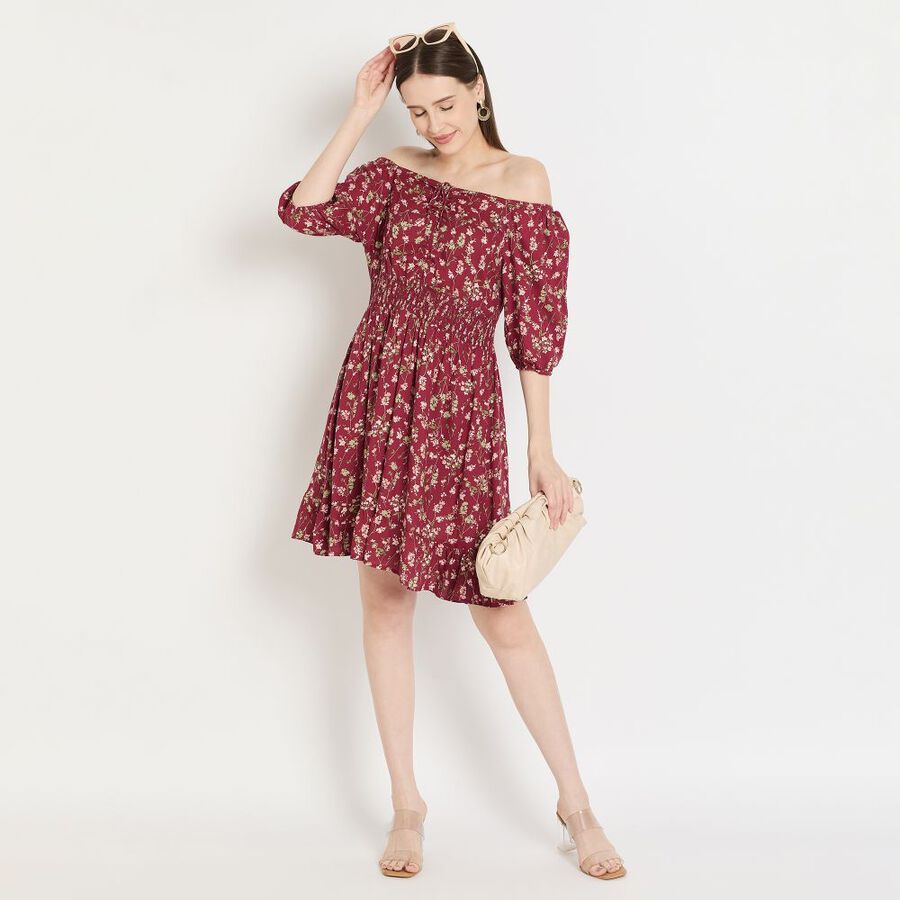 Ladies' Dress, Wine, large image number null