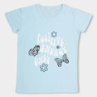 Girls' T-Shirt, Light Blue, small