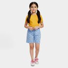 Girls' Shorts, हल्का नीला, small