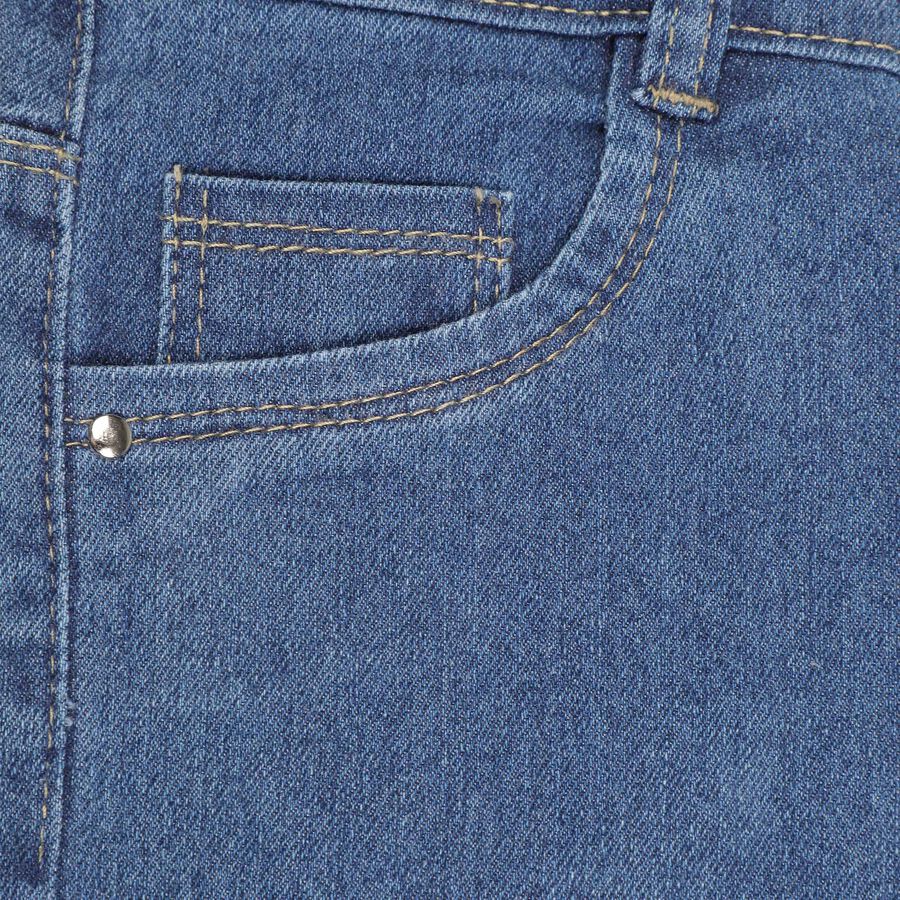 Girls Solid Capri, Dark Blue, large image number null