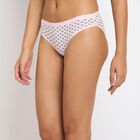 Ladies' 100% Cotton Panty, Light Pink, small