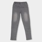 Boys' Grey Regular Fit Faded Jeans, हल्का ग्रे, small image number null
