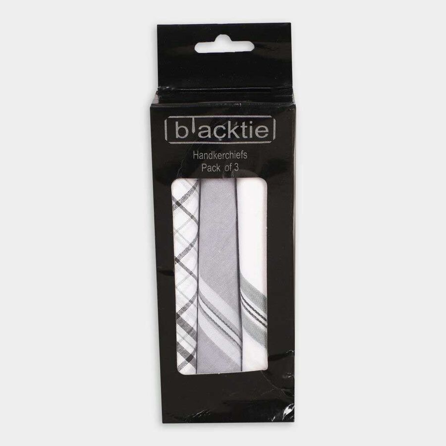 Men's Hanky, Dark Grey, large image number null