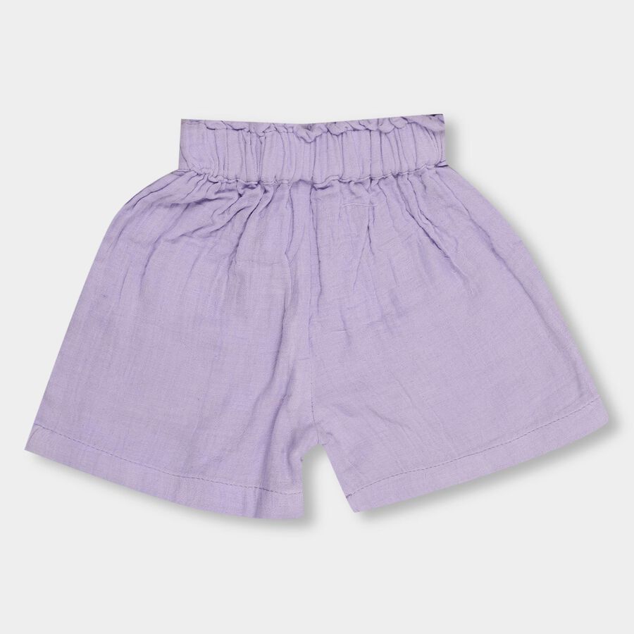 Infants' 100% Cotton Half Pant, लाइलेक, large image number null
