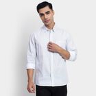 Men's 100% Cotton Casual Shirt, ऑफ व्हाइट, small image number null