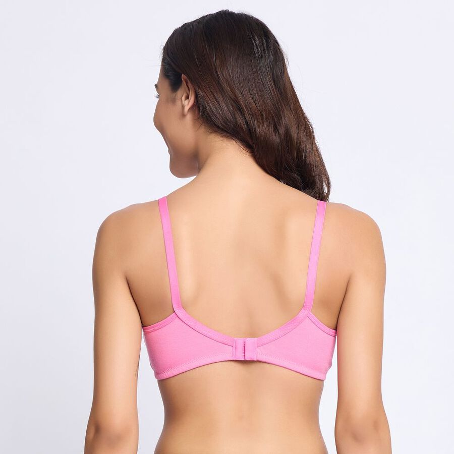 Ladies' Bra, गुलाबी, large image number null