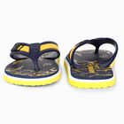 Kids Yellow Printed Flip-Flop Slippers, पीला, small