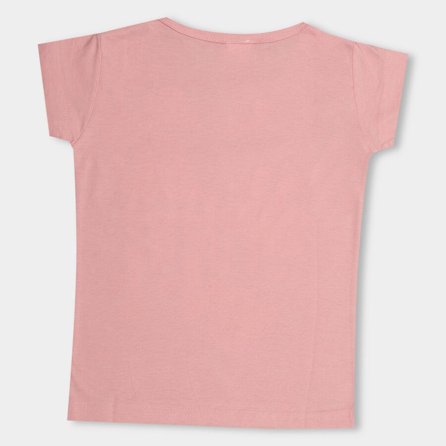 Light Pink Girls' Graphic T-Shirt - 6-8Y, Light Pink, large image number null