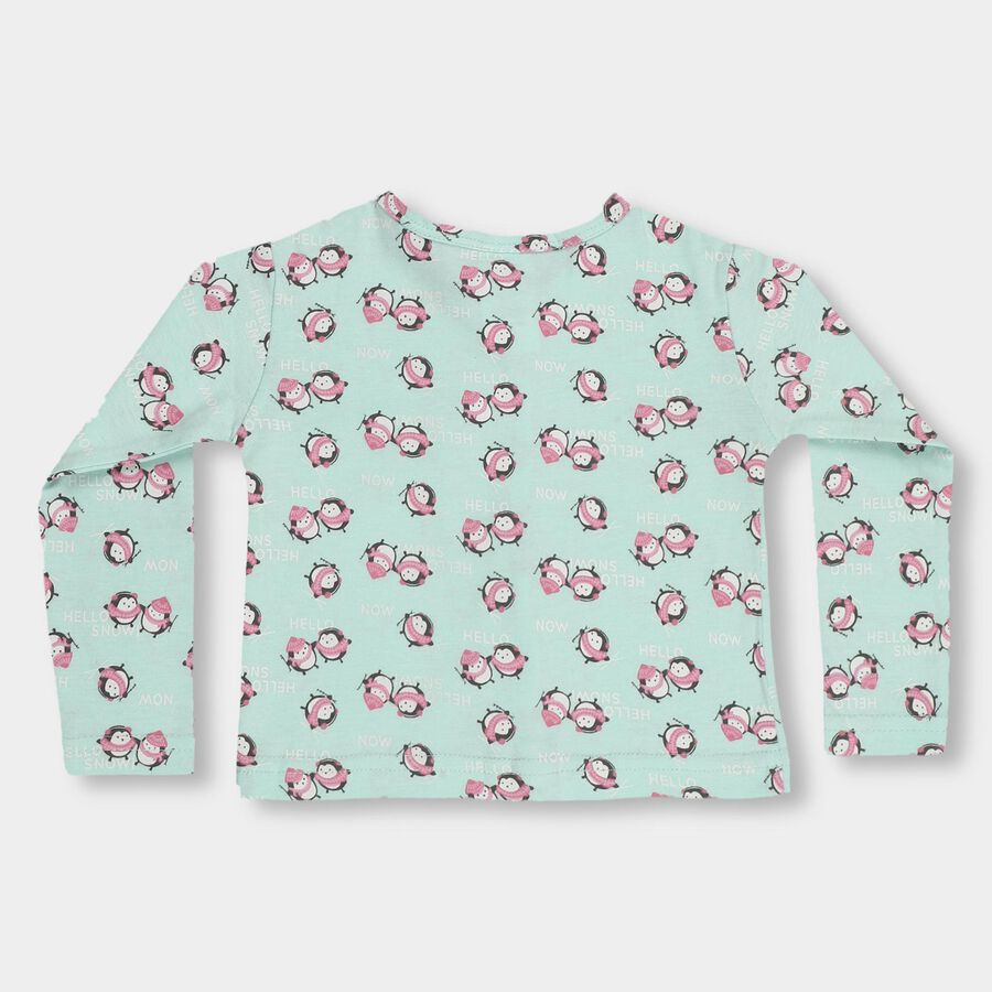 Infants' 100% Cotton T-Shirt, हल्का हरा, large image number null