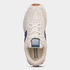 Men's White and Navy Blue Lace-Up Sports Shoes, Grey, small image number null