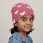 Girls Winter Cap, Pink, small image number null