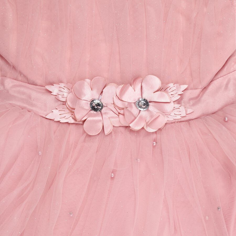 Girls' Frock, Pink, large image number null