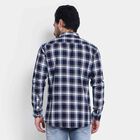 Cotton Checks Casual Shirt, Brown, small image number null