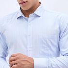 Men's Cut Away Collar Formal Shirt, Light Blue, small image number null