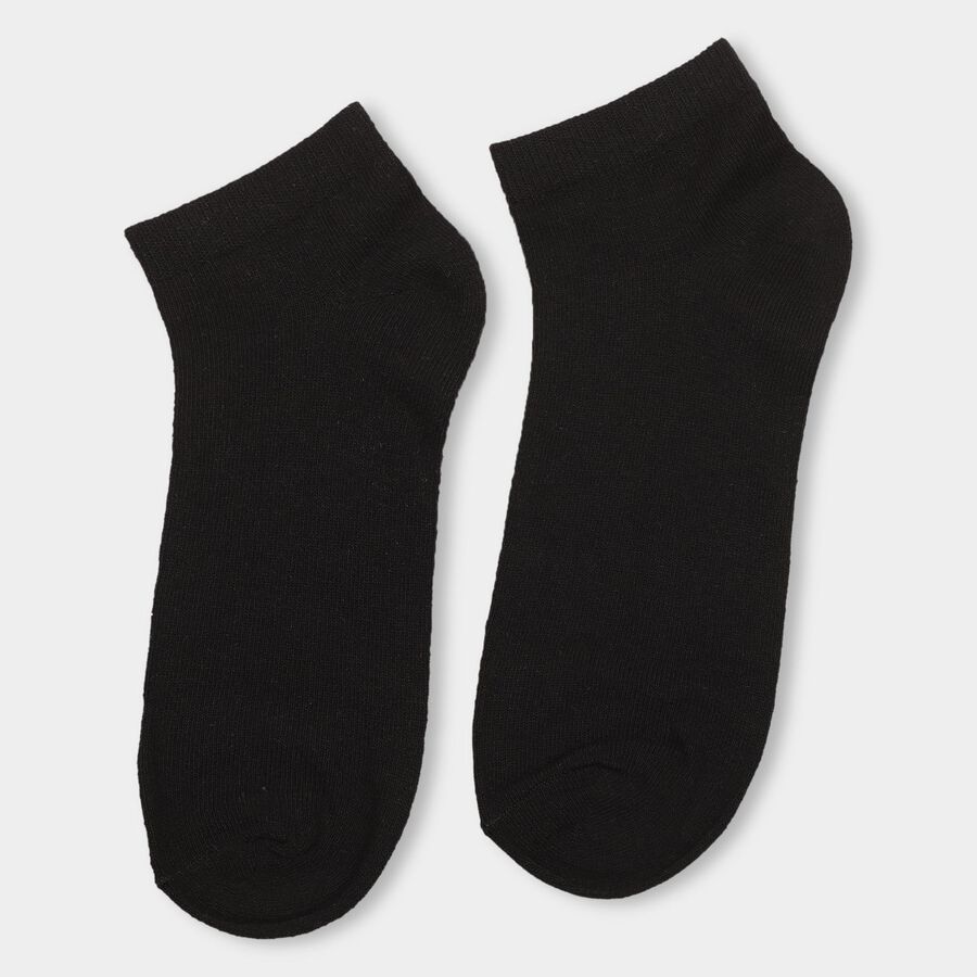 Men's Socks (Pack of 3), काला, large image number null