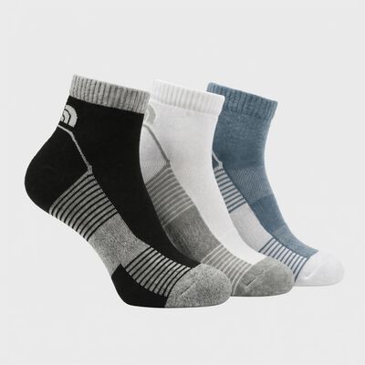 Men's Ankle Length Pack of 3 Socks ( White , Blue, Black )