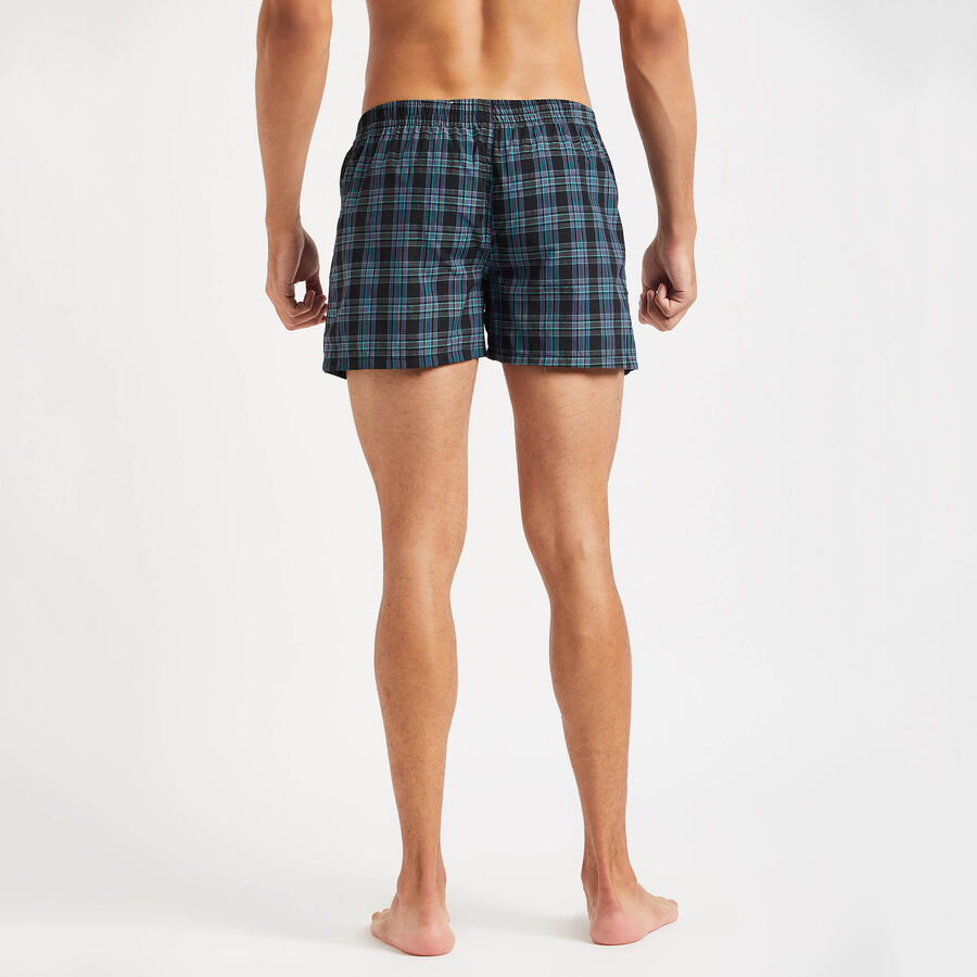 Checks Boxers, Dark Blue, large image number null
