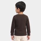 Boys Brown Long Sleeve Thermal, Brown, small