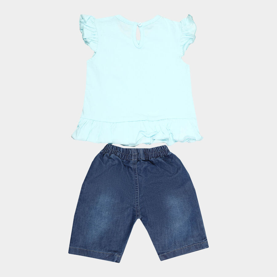 Infants Capri Set, Aqua, large image number null